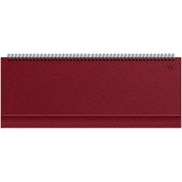 Планинг недатированный, 56л., 330*130мм, балакрон, BG "Ariane. Dark red"