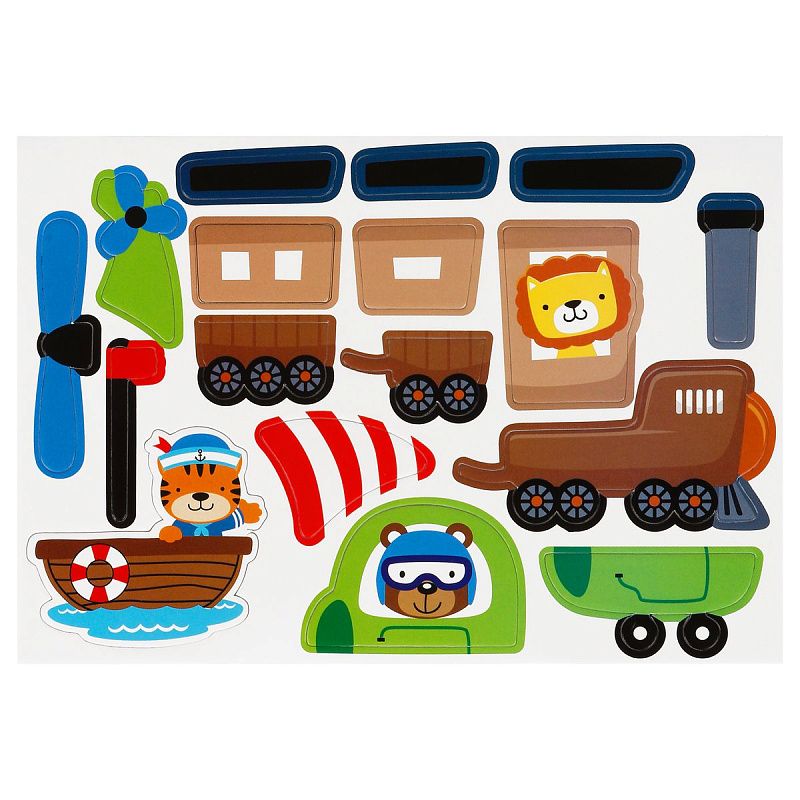 Игра развивающая на магнитах ТРИ СОВЫ "Веселый транспорт", 31 эл. 