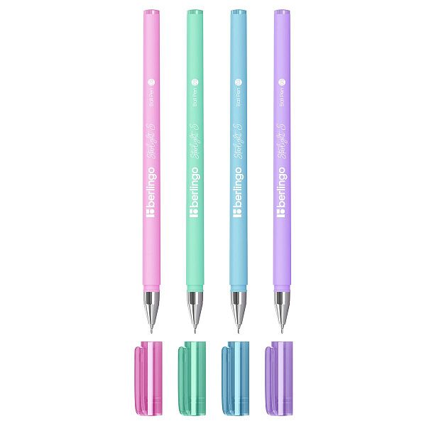 Ручка шариковая Berlingo "Starlight S" синяя, 0,5мм, корпус ассорти пастель