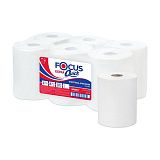 Полотенца бумажные в рулонах Focus Extra Quick, 2-слойные, 150м/рул., втулка 50мм, белые