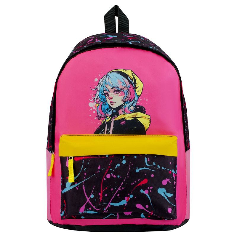 Рюкзак ArtSpace Street "Nice Girl", 40*29*18см, 1 отделение, 1 карман 