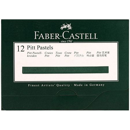 Пастель художественная Faber-Castell "Pitt Monochrome", цвет 199 черный, средняя