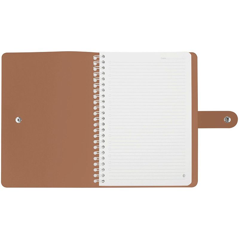 Записная книжка А5 96л. ЛАЙТ, кожзам, скрытый гребень, Greenwich Line "Shimmer. Bronze", блок в линию