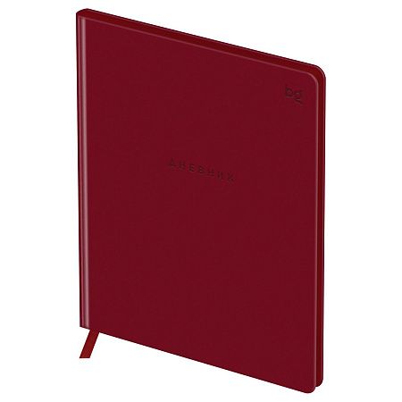 Дневник 1-11 кл. 48л. (ЛАЙТ) BG "Total red", иск. кожа, тиснение, цветн. срез, ляссе