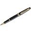Ручка перьевая Waterman "Expert Black Lacquer GT" синяя, 0,8мм, подарочная упаковка