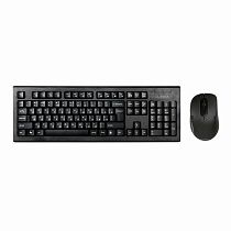 Набор беспроводной A4TECH 7100N, USB, 104 кл., 2 кн.+1 кн.-колесо, черная, 613833