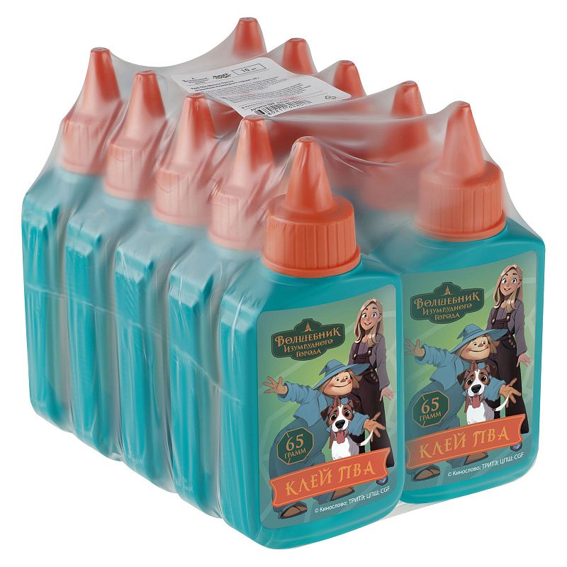 Клей ПВА Мульти-Пульти "Волшебник Изумрудного города", 65г