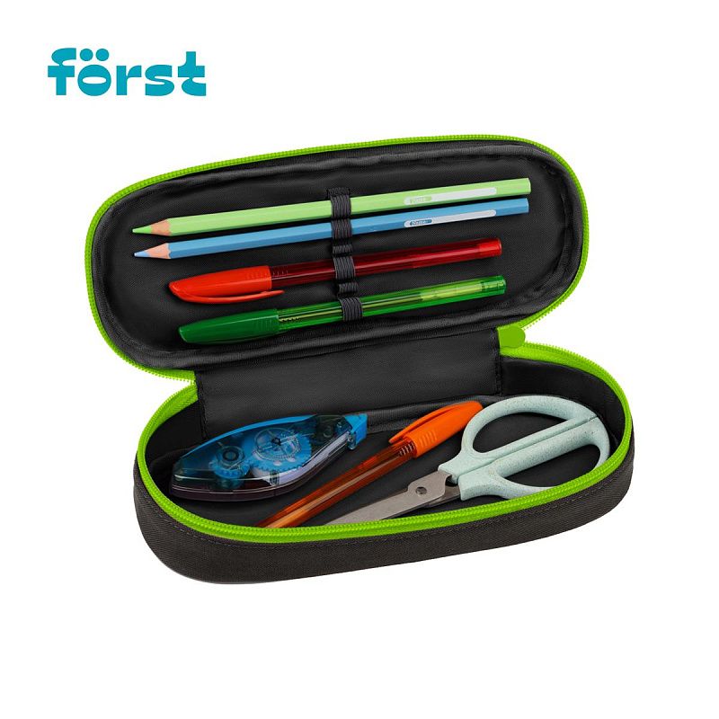 Пенал корпусный 1 отделение, 220*90*45 Först "Ninja", полиэстер 