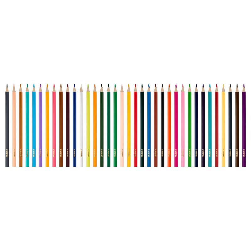 Карандаши цветные Гамма "Классические", 36цв., заточен., картон. упак., европодвес