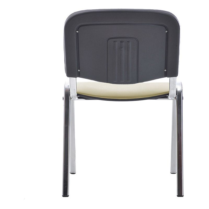 Стул Helmi HL-F01 "Изо", каркас хром, обивка кожзам бежевый