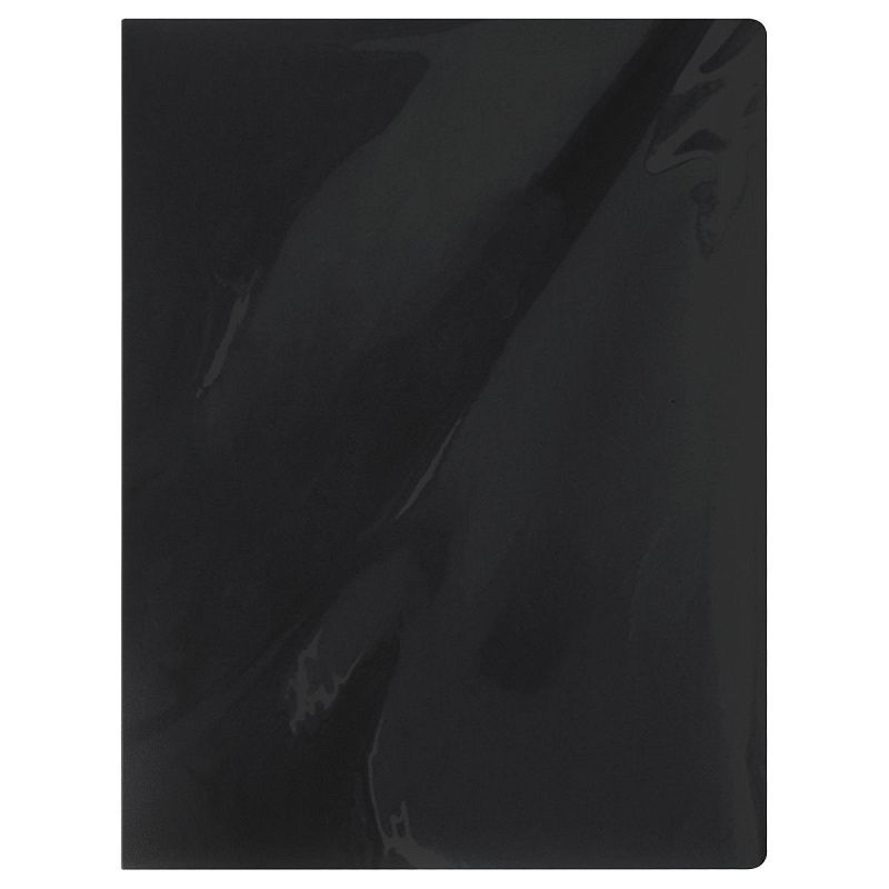 Папка с 30 вкладышами СТАММ А4, 17мм, 500мкм, пластик, черная 