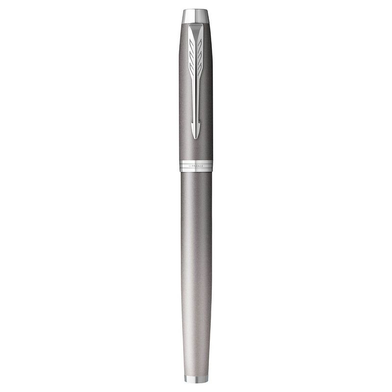 Ручка- роллер Parker "IM Rituals GREY Gradient CT" черная, 0,5мм, подарочная упаковка 
