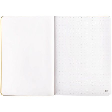 Записная книжка А6 50л. на сшивке BG "Neotone", оранжевый, фактурное тиснение, блок в точку 80г/м2