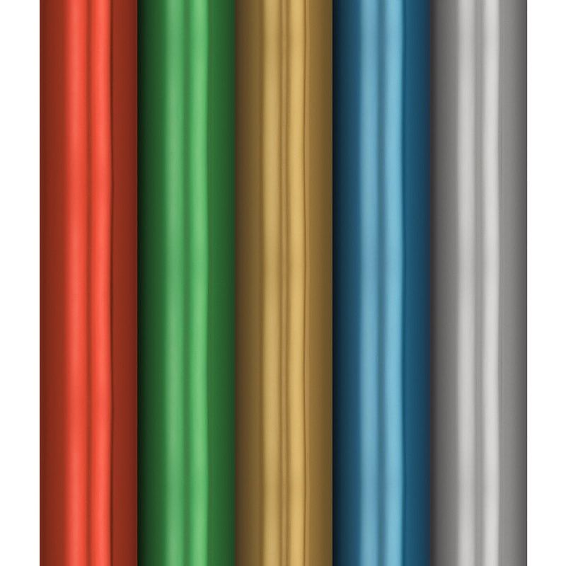 Упаковочная бумага матовая 70*100см, MESHU, 60г/м2, ассорти 5 дизайнов