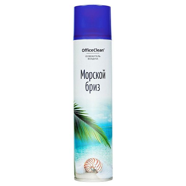 Освежитель воздуха аэрозольный OfficeClean "Морской бриз", 300мл (дубль 248827, без маркировки ЧЗ) 