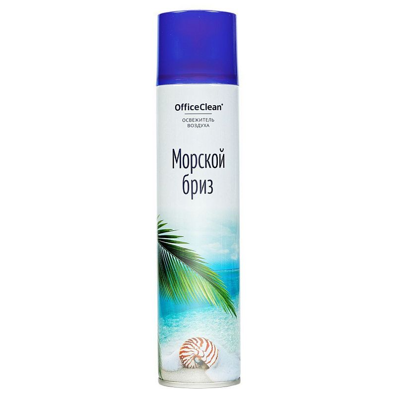 Освежитель воздуха аэрозольный OfficeClean "Морской бриз", 300мл (дубль 248827, без маркировки ЧЗ) 