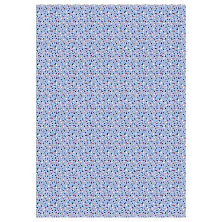 Упаковочная бумага глянц. 70*100см, MESHU "Terrazzo", 80 г/м2, ассорти, 5 дизайнов