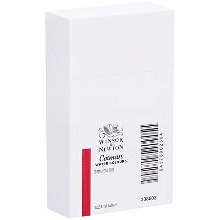 Акварель художественная Winsor&Newton "Cotman", 21мл, туба, перманентный розовый
