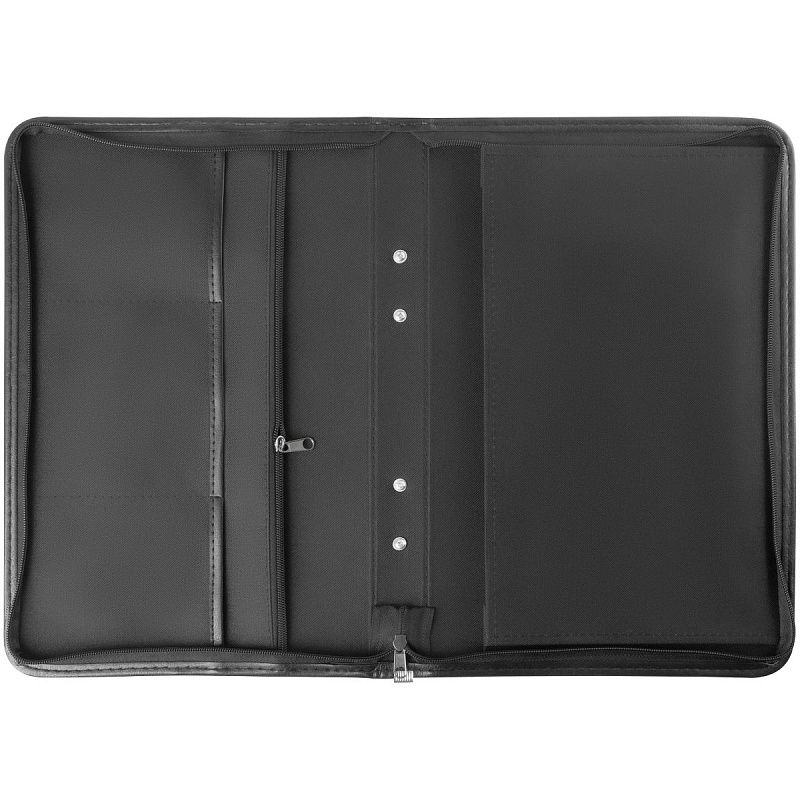 Папка деловая OfficeSpace "Dublin" кожзам, на молнии, ручка-трансформер 