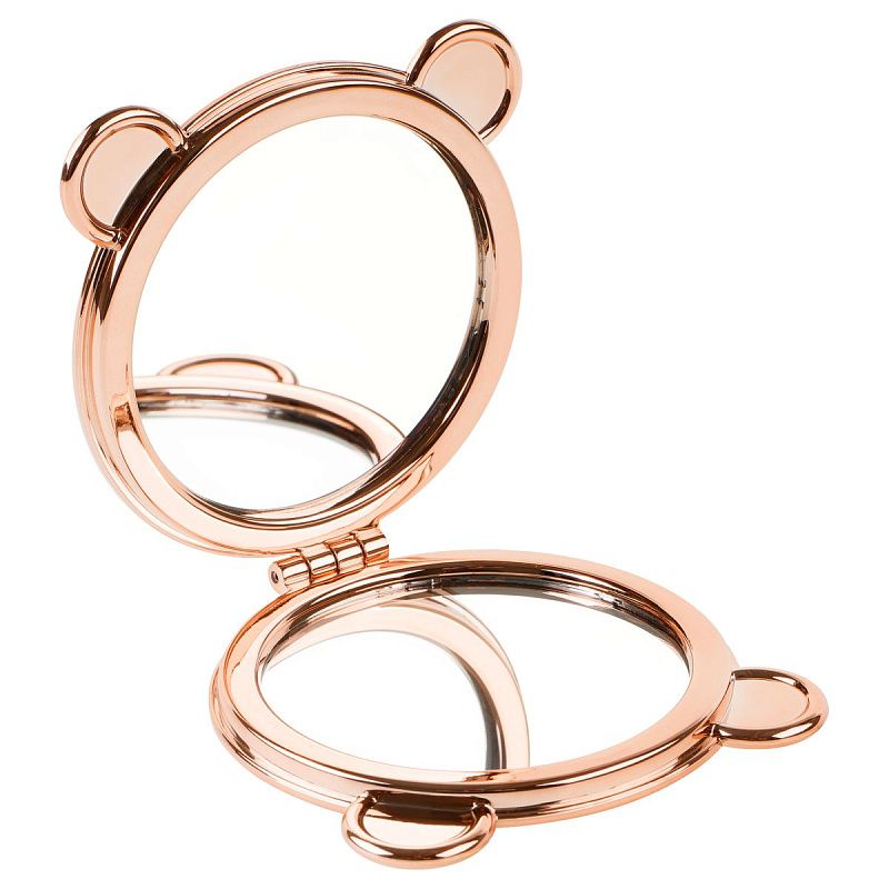 Зеркальце карманное складное MESHU "Милые кролики"