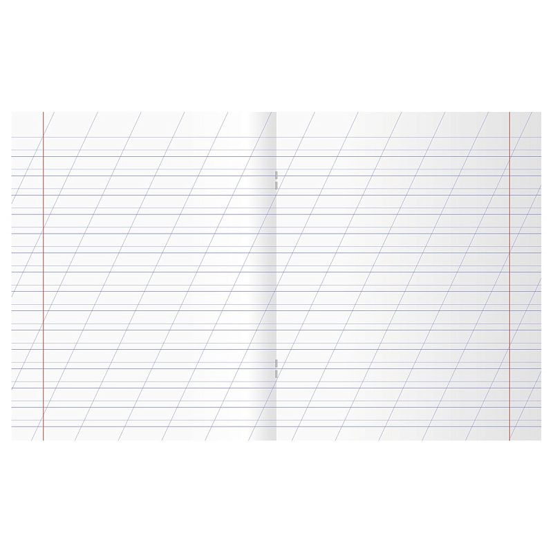 Тетрадь 12л., косая линия BG "UniTone. MIX", пластиковая обложка