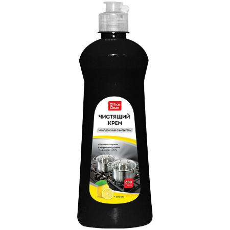 Средство чистящее OfficeClean Professional "Active lemon", крем , 600мл 