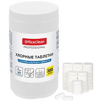 Хлорные таблетки OfficeClean Professional, с дезинфицирующим эффектом, 300 табл. 