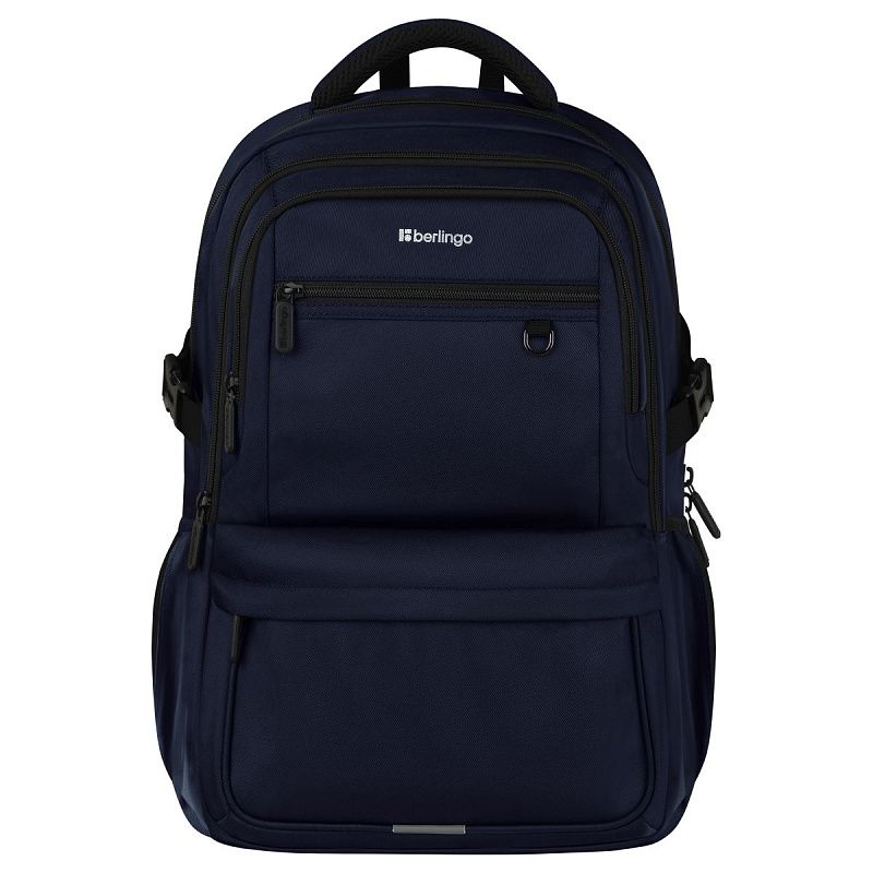 Рюкзак Berlingo City "Deep blue" 45*31*14см, 2 отделения, 5 карманов, отделение для ноутбука, эргономичная спинка