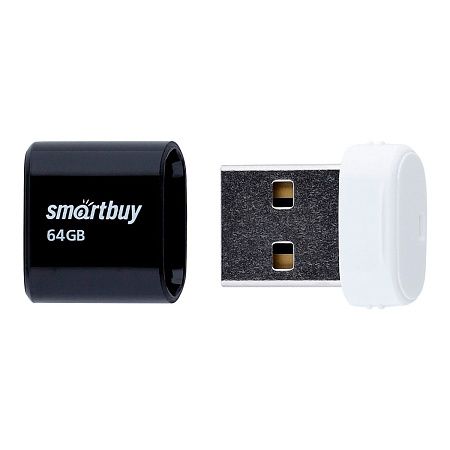 Память Smart Buy "Lara"  64GB, USB 2.0 Flash Drive, черный