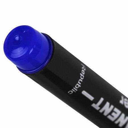 Маркер перманентный CENTROPEN 2536, СИНИЙ, тонкий наконечник, 1 мм, трехгранная зона захвата, 6 2536 0106 