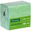 Салфетки бумажные OfficeClean, 1 слойн., 24*24см, зеленые, 100шт.