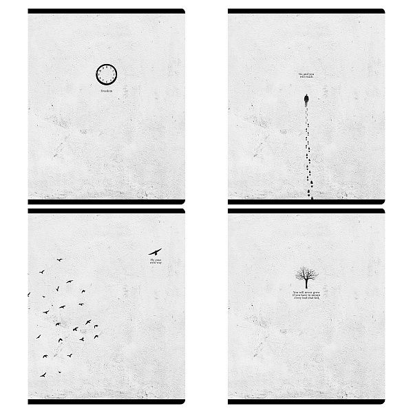 Тетрадь 48л., А5, клетка Greenwich Line "Cвобода", микро sandy-touch лак, 70г/м2