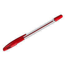 Ручка шариковая СТАММ "Орбита 150" красная, 0,7мм