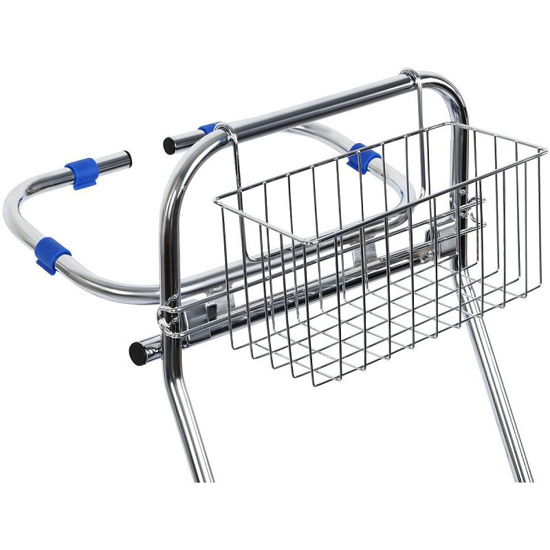 Тележка уборочная OfficeClean Professional 2 секции, 15л, отжим, корзина, держ. д/мусор. мешка