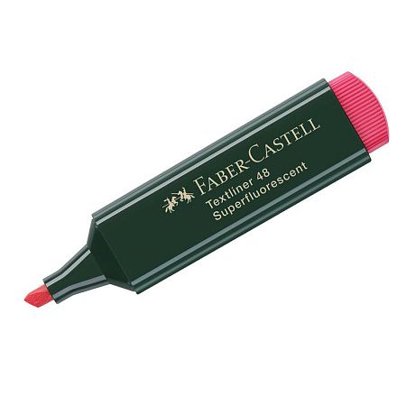 Текстовыделитель Faber-Castell "48" красный, 1-5мм 