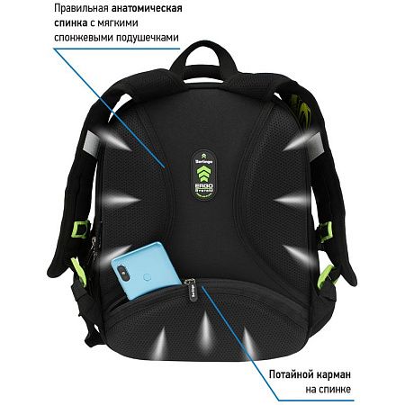 Ранец Berlingo Profi "Street vibe" 36*28*14см, 2 отделения, 4 кармана, анатомическая спинка 