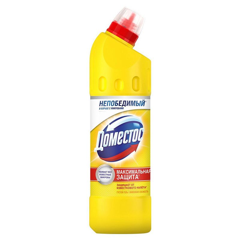 Чистящее средство универсальное Domestos "Лимонная свежесть", гель, 500мл 