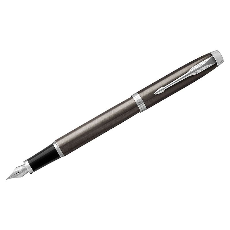 Ручка перьевая Parker "IM Dark Expresso CT" синяя, 0,8мм, подарочная упаковка