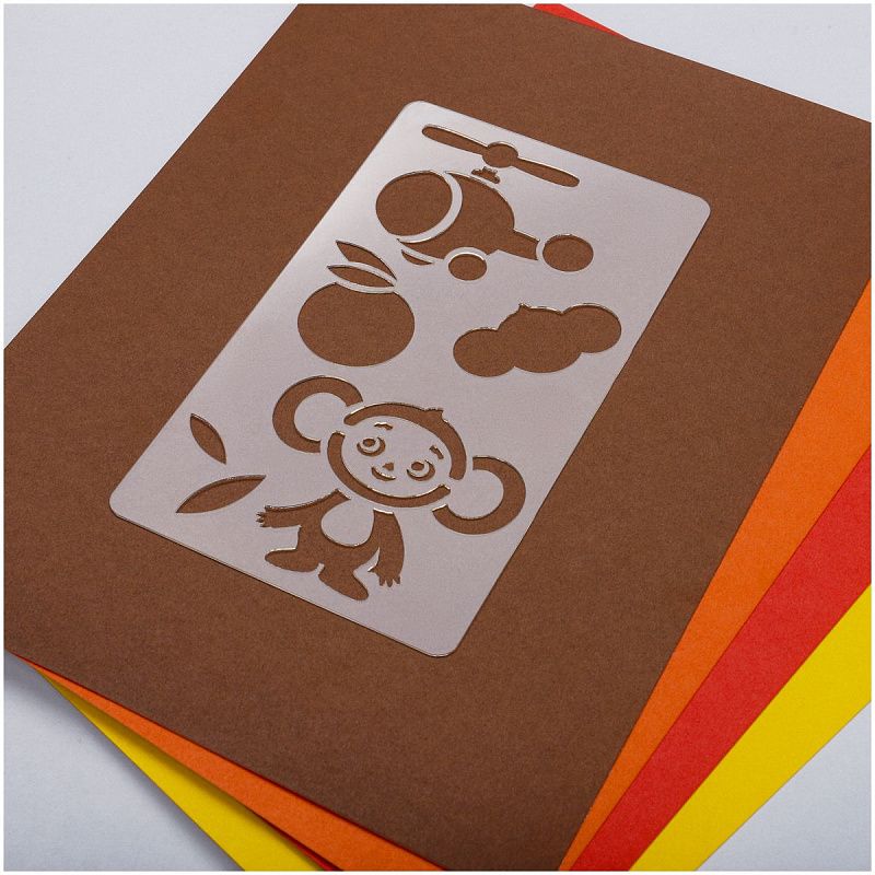 Набор трафаретов Мульти-Пульти "Чебурашка" 