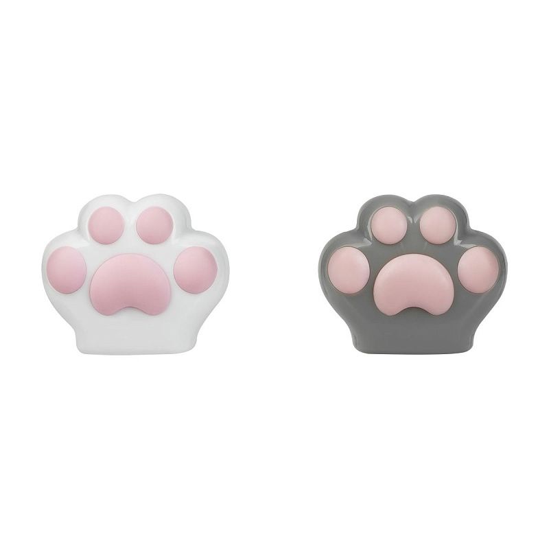 Точилка пластиковая MESHU "Little Paw", 1 отверстие, дисплей бокс, ассорти 