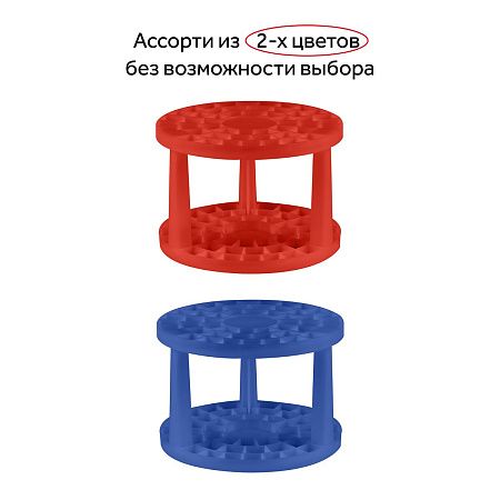 Подставка для кистей Гамма, пластик, ассорти