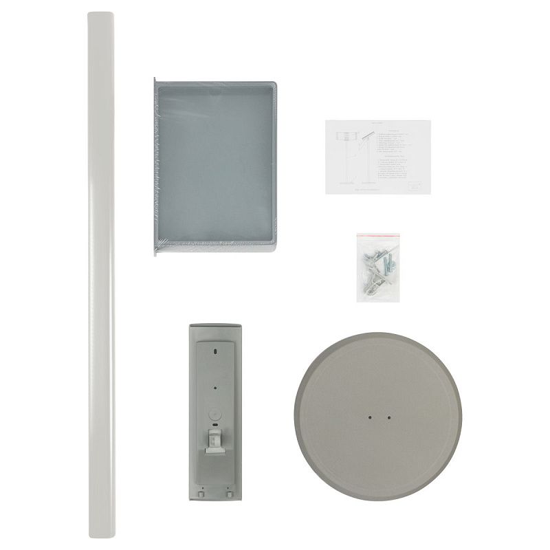 Демосистема напольная OfficeSpace с 10 серыми панелями