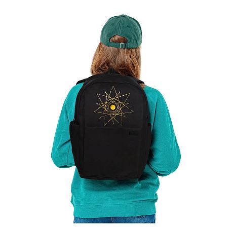 Рюкзак Först F-Spiritual "Cosmic star" 40,5*29*15,5см, 2 отделения, 5 карманов, уплотненная спинка 