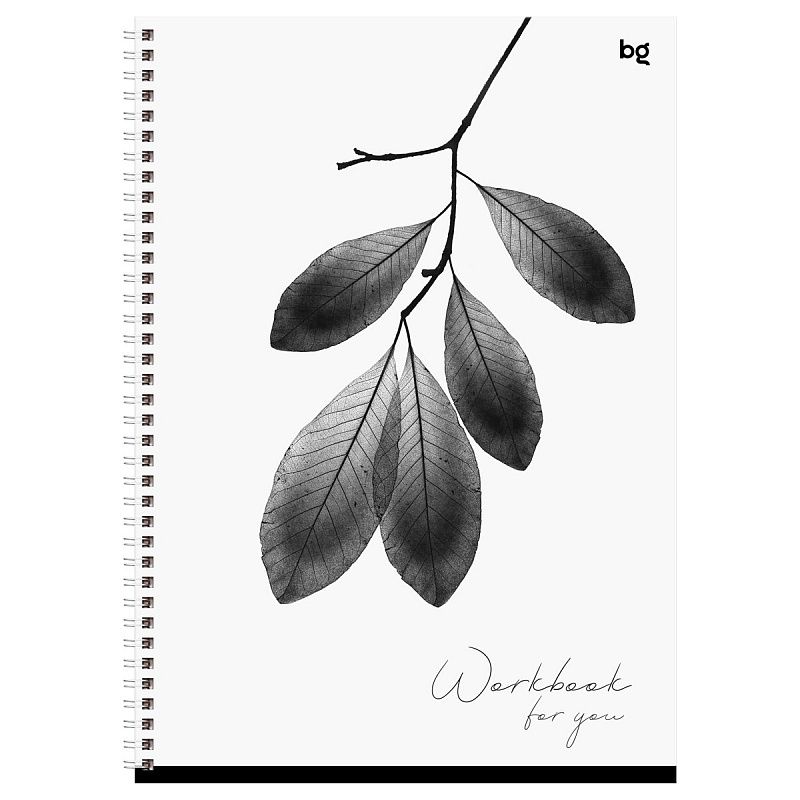 Тетрадь 96л., А4, клетка, на гребне BG "For you"