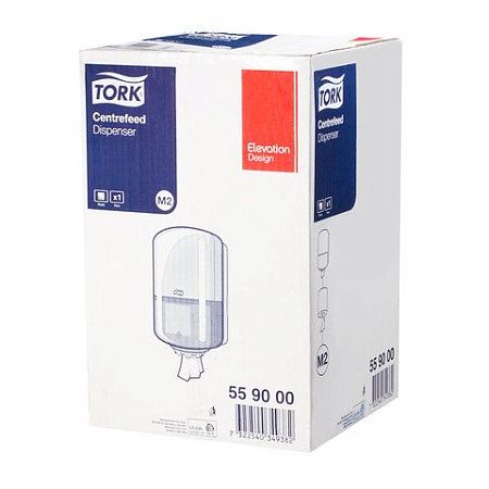 Диспенсер для полотенец TORK (Система M2) Elevation, с центральной вытяжкой, белый, 559000 