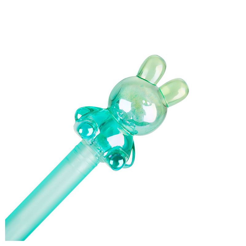 Ручка гелевая MESHU "Bear and Rabbit" радужная, 0,7мм 