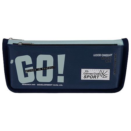 Пенал мягкий 215*90*55 MESHU "Go", полиэстер 