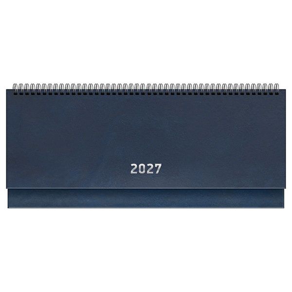 Планинг датированный 2027г., 64л., 285*100, бумвинил, BG, синий