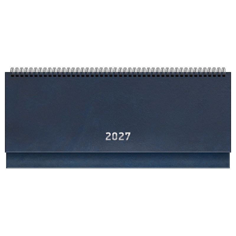 Планинг датированный 2027г., 64л., 285*100, бумвинил, BG, синий