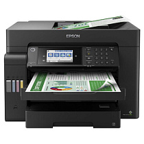 картинка МФУ струйное EPSON L15150 "4 в 1", А3+, 25 стр./мин, 4800х2400, ДУПЛЕКС, АПД, сетевая карта, Wi-Fi, СНПЧ, C11CH72404 от магазина